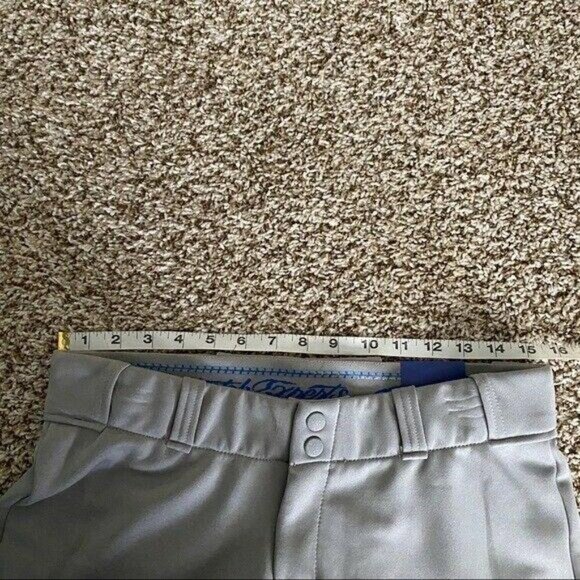 NWT Worth Gray Softball Pants Capri Length Large - Picture 6 of 8
